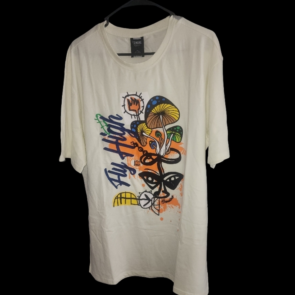 Men's Genuine Fly High  Mushrooms NEW WITHOUT TAG SIZE 2XL